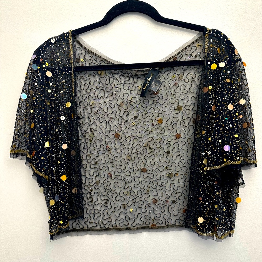 Vintage sequin shrug